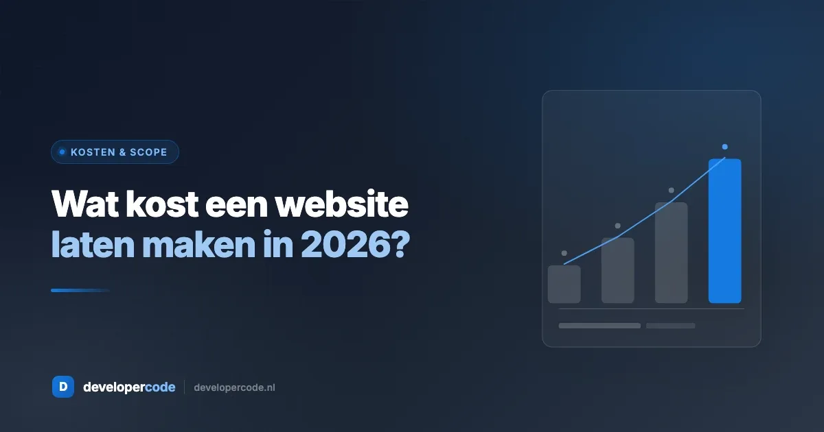 De factoren die bepalen wat een website laten maken kost - overzicht van Developercode
