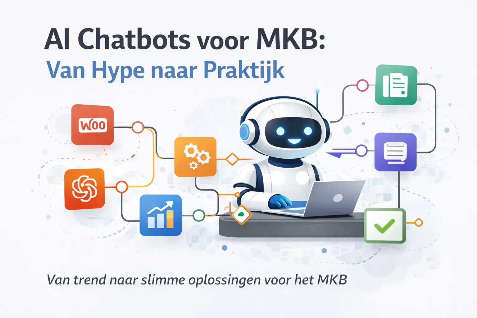 Een chatbot implementeren die gekoppeld is aan de systemen van een MKB-bedrijf